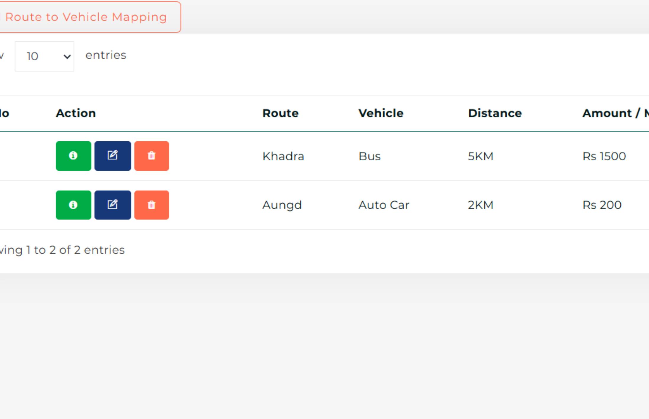 Transport Management System